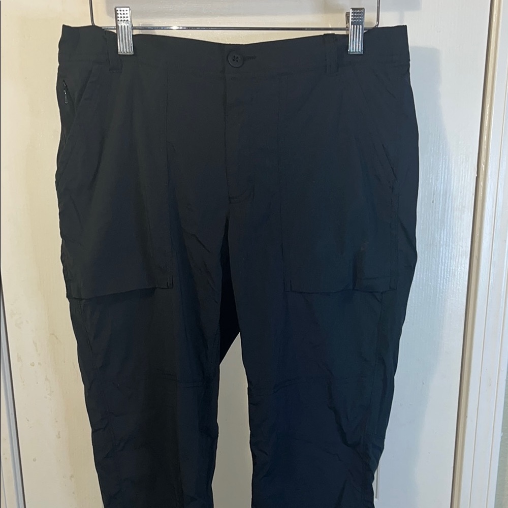 Women’s Rei Coop Black Cargo Nylon Pants